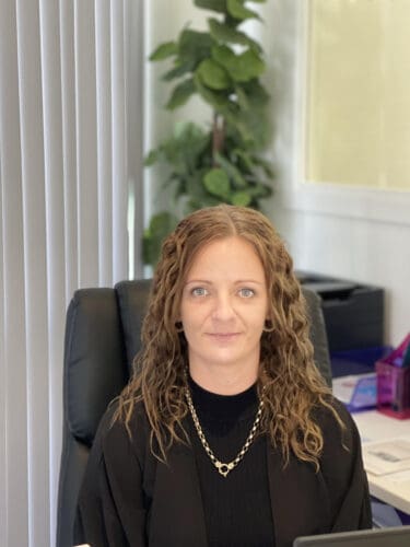 Office Manager and behaviour support practitioner, Leanne Burns.